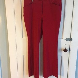 Red Dress Pants